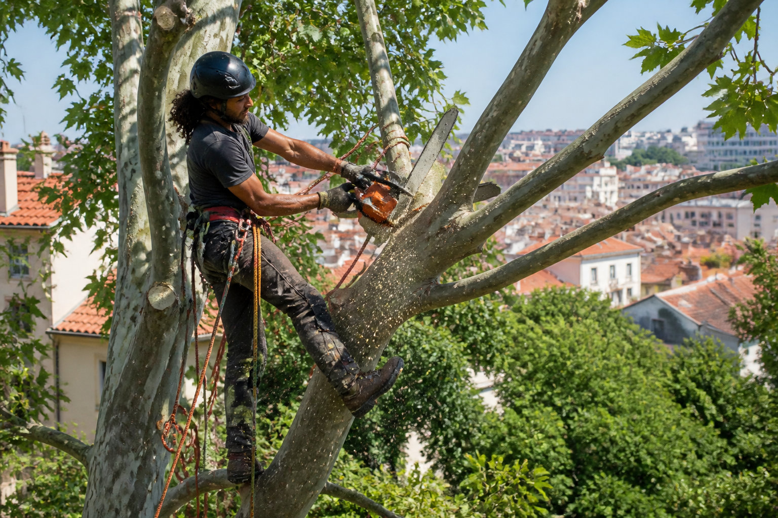 Sécurité et réglementation de l'élagage en milieu urbain