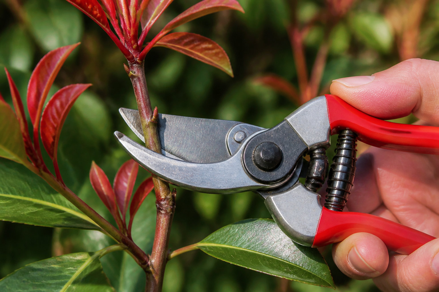 Maîtrisez le geste technique pour favoriser vos pousses rouges